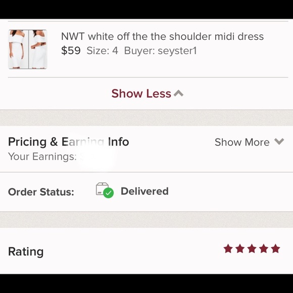 1 LEFT! NWT ASOS white off the shoulder midi dress - Picture 4 of 5